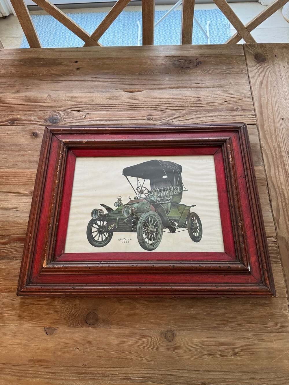 Vintage 1906 Autocar Framed Print